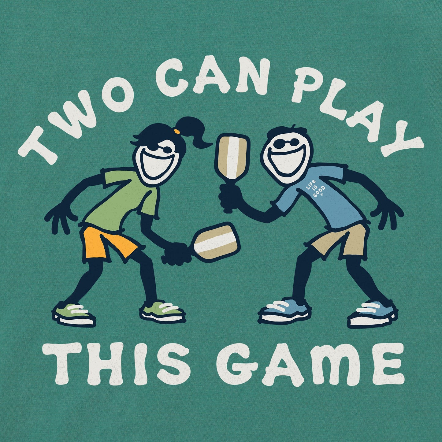 Men's Two Can Play This Game Pickleball Short Sleeve Crusher Tee