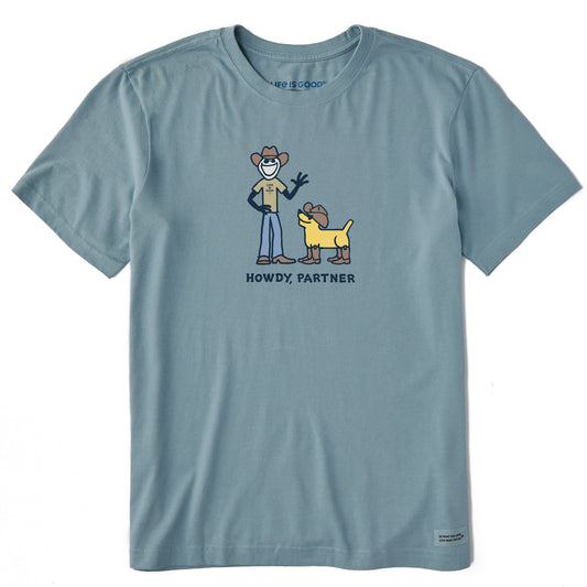 Men's Howdy Partner Jake Short Sleeve Crusher Tee