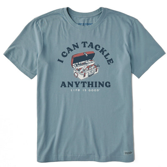 Men's I Can Tackle Anything Short Sleeve Crusher Tee