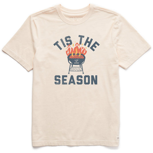 Men's Tis the Grilling Season Short Sleeve Crusher Tee