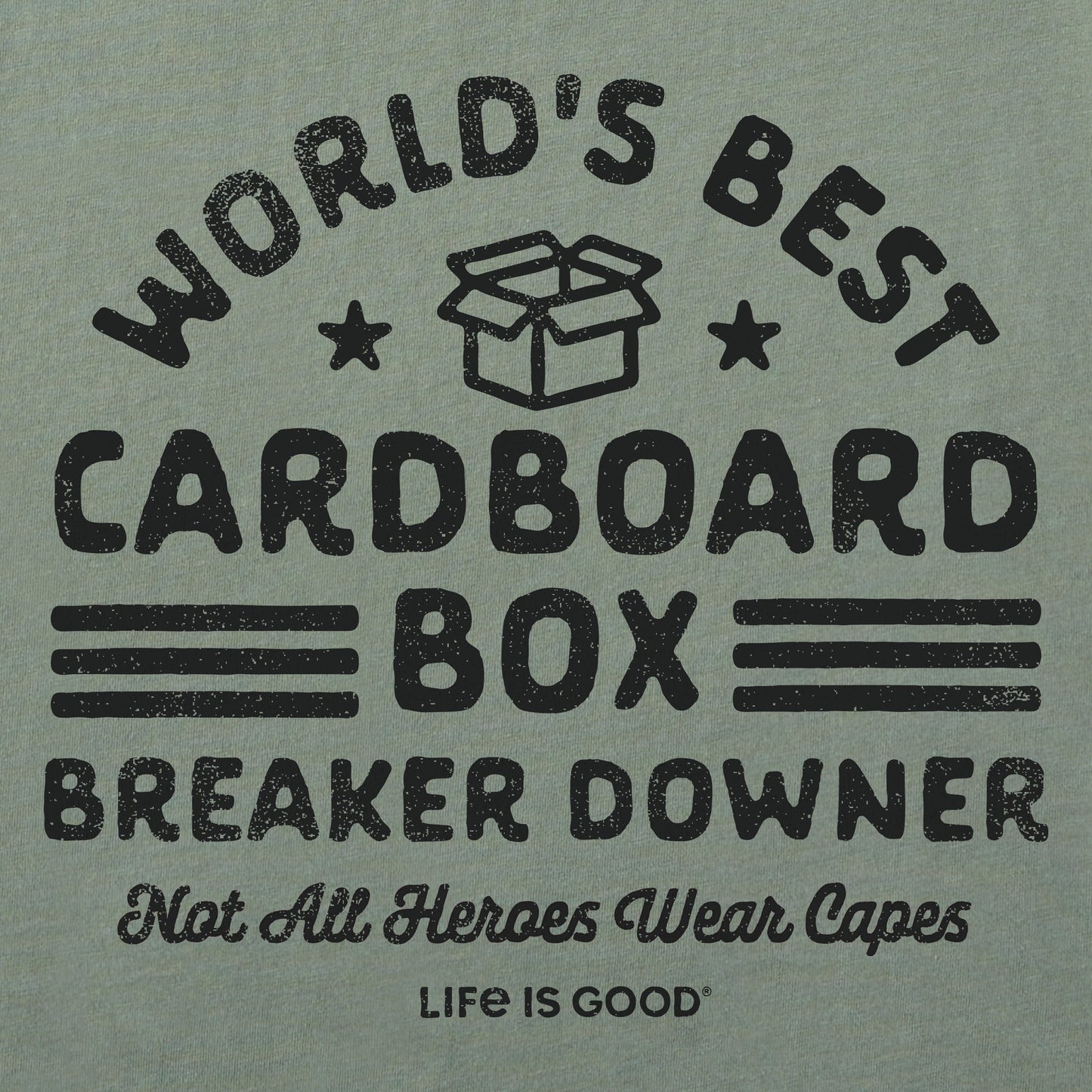 Men's Cardboard Box Breaker Downer Short Sleeve Tee