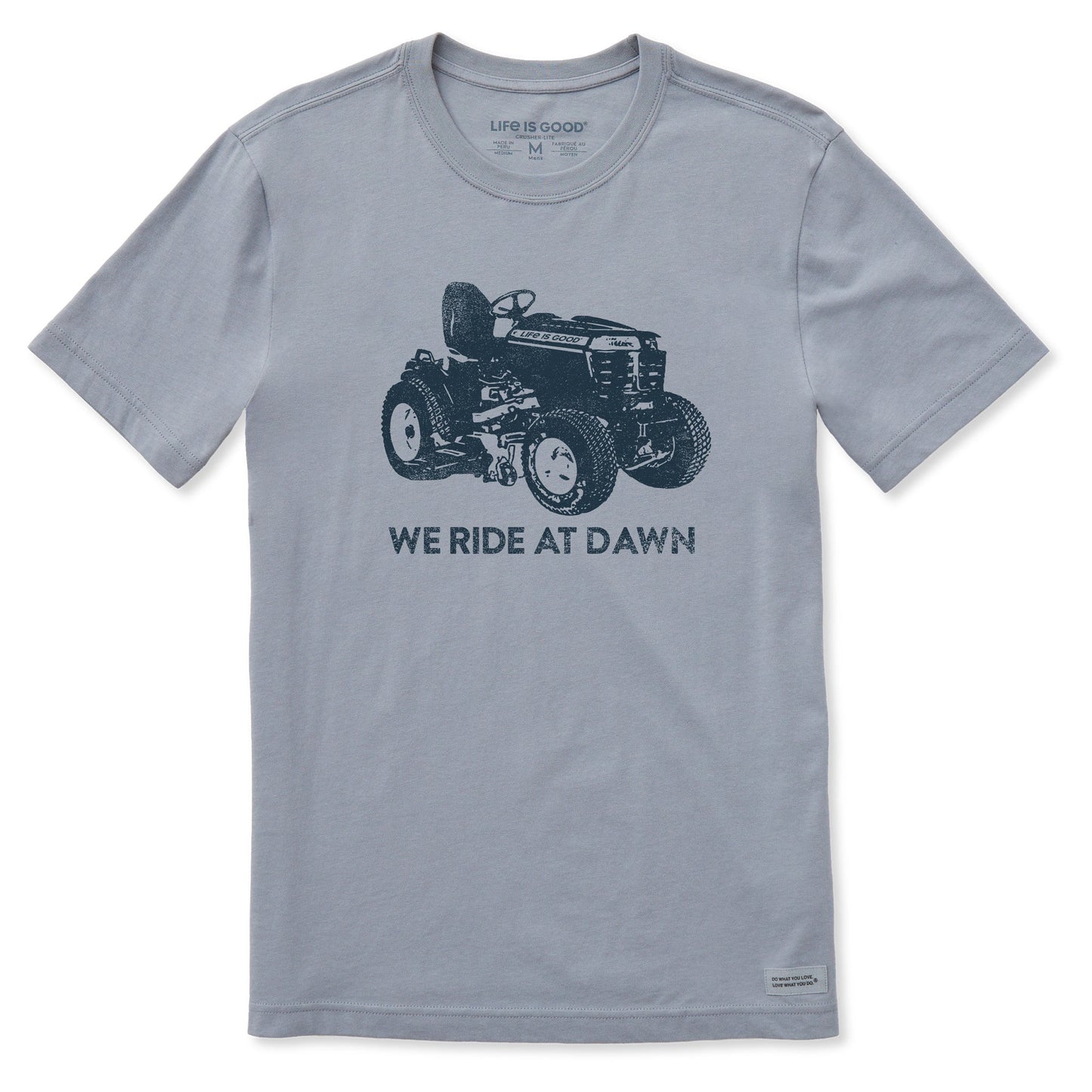 Men's Ride At Dawn Lawnmower Short Sleeve Crusher-LITE Slim Fit Tee