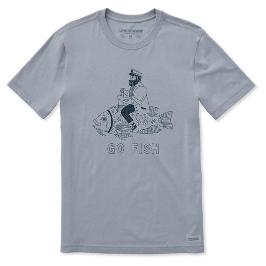 Men's Go Fish Short Sleeve Crusher-LITE Slim Fit Tee