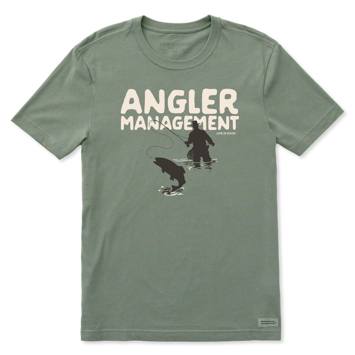 Men's Angler Management Short Sleeve Crusher-LITE Slim Fit Tee