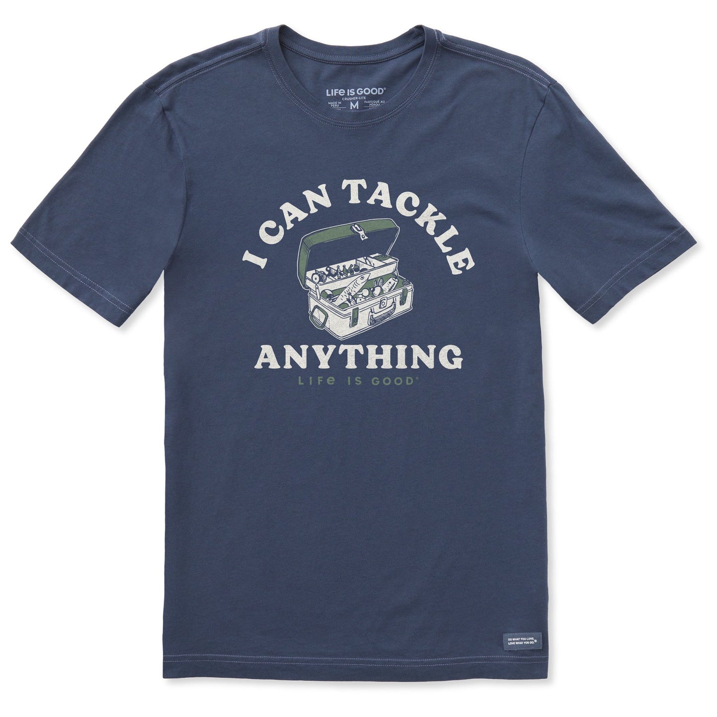 Men's I Can Tackle Anything Short Sleeve Crusher-LITE Slim Fit Tee