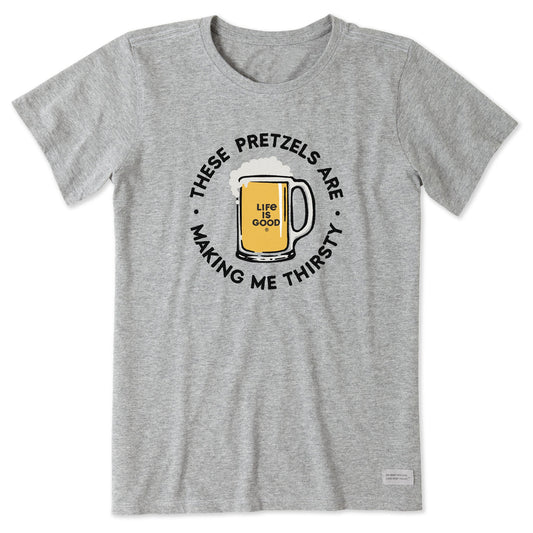 Women's These Pretzels Are Making Me Thirsty Short Sleeve Tee