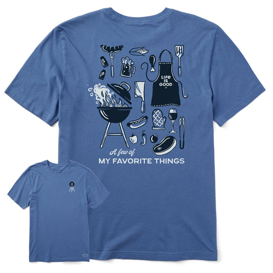 Men's A Few of My Favorite Grill Things Short Sleeve Crusher Tee