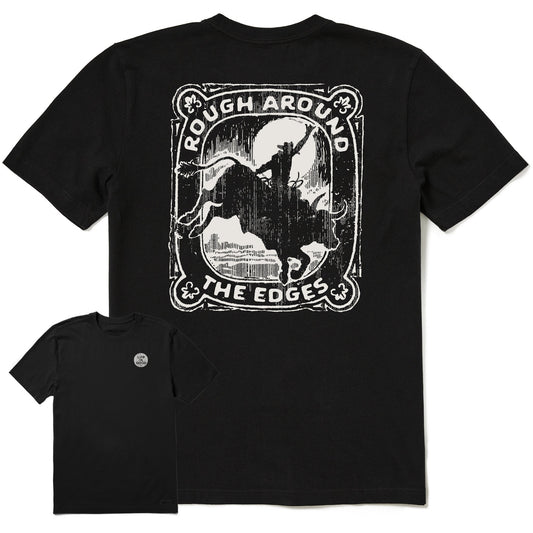 Men's Rough Around The Edges Short Sleeve Crusher-LITE Slim Fit Tee