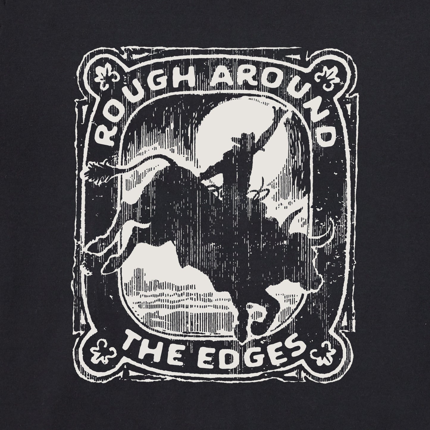 Men's Rough Around The Edges Short Sleeve Crusher-LITE Slim Fit Tee