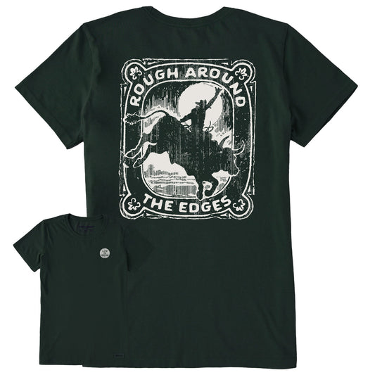 Women's Rough Around The Edges Short Sleeve Crusher Tee