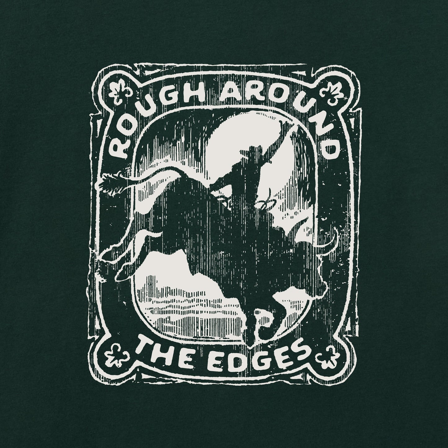 Women's Rough Around The Edges Short Sleeve Crusher Tee