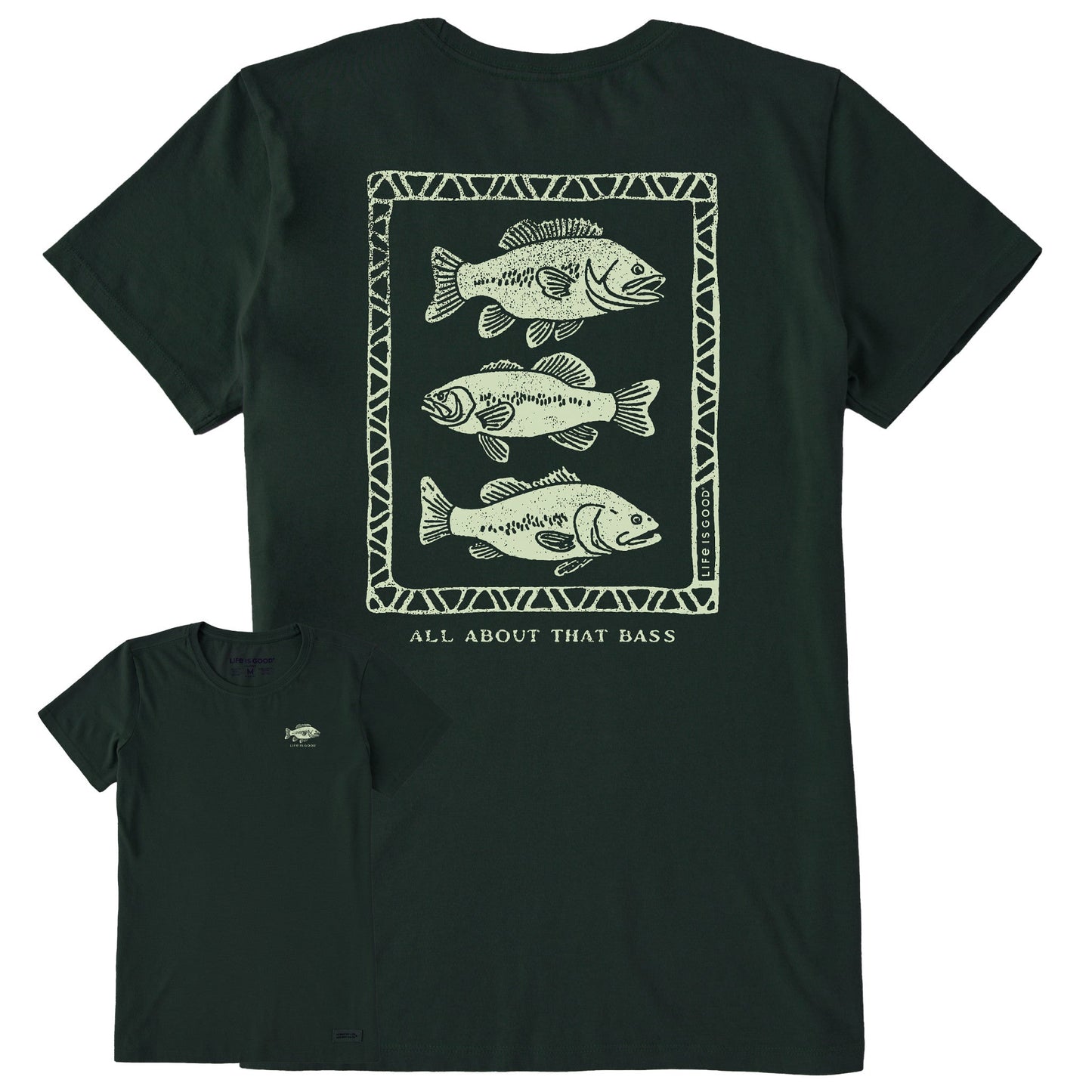 Women's All About That Bass Short Sleeve Crusher Tee