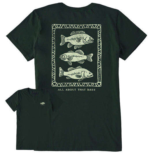 Women's All About That Bass Short Sleeve Crusher Tee