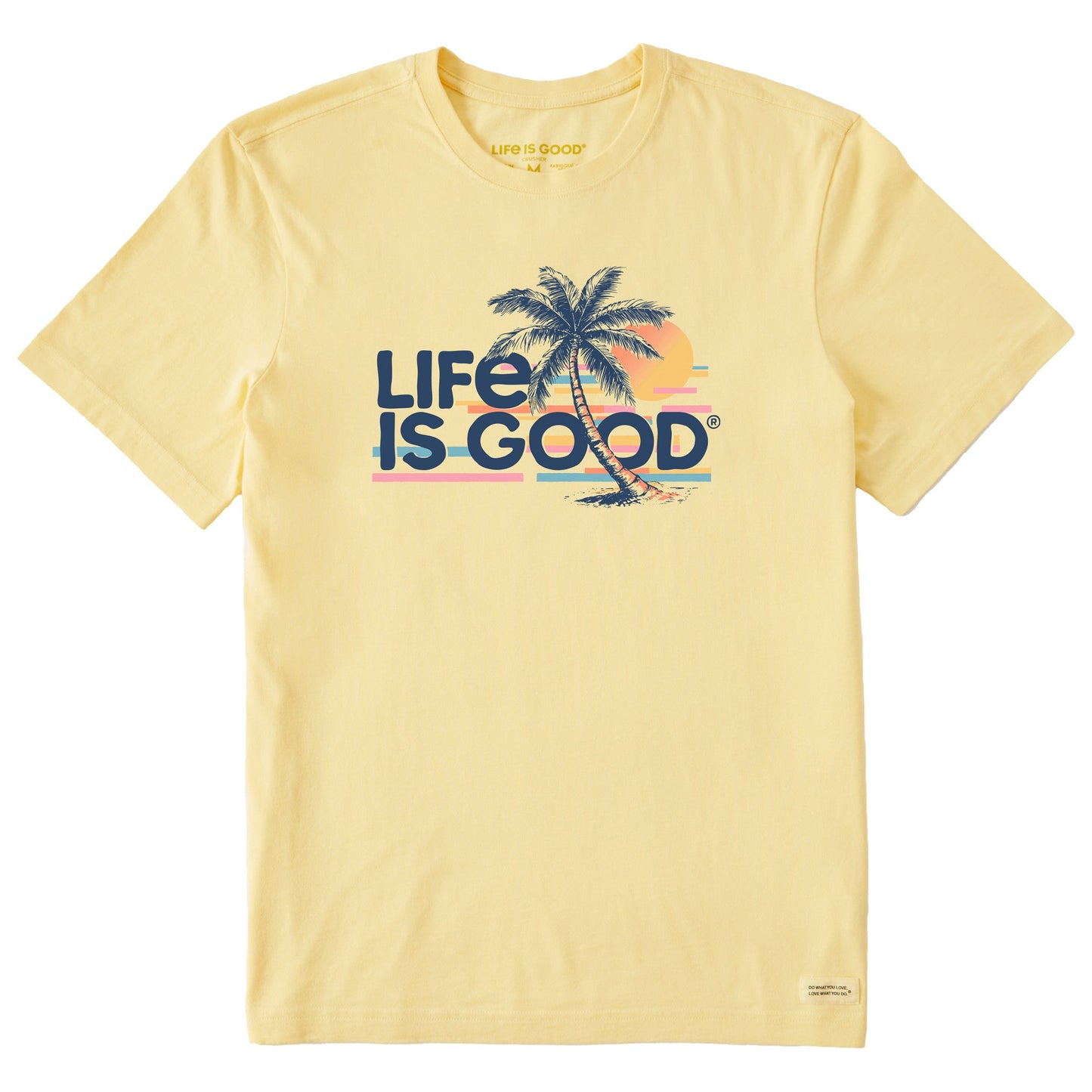 Men's Retro Palm Beach Short Sleeve Crusher Tee