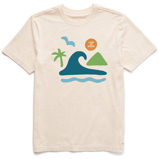 Men's The Beach Short Sleeve Crusher Tee