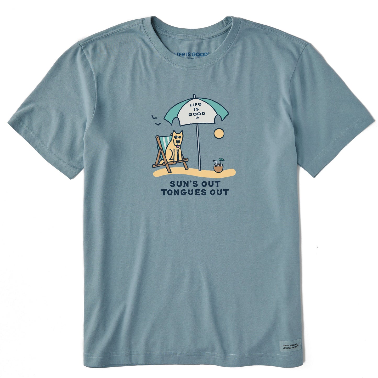 Men's Sun's Out Tongues Out Short Sleeve Crusher Tee