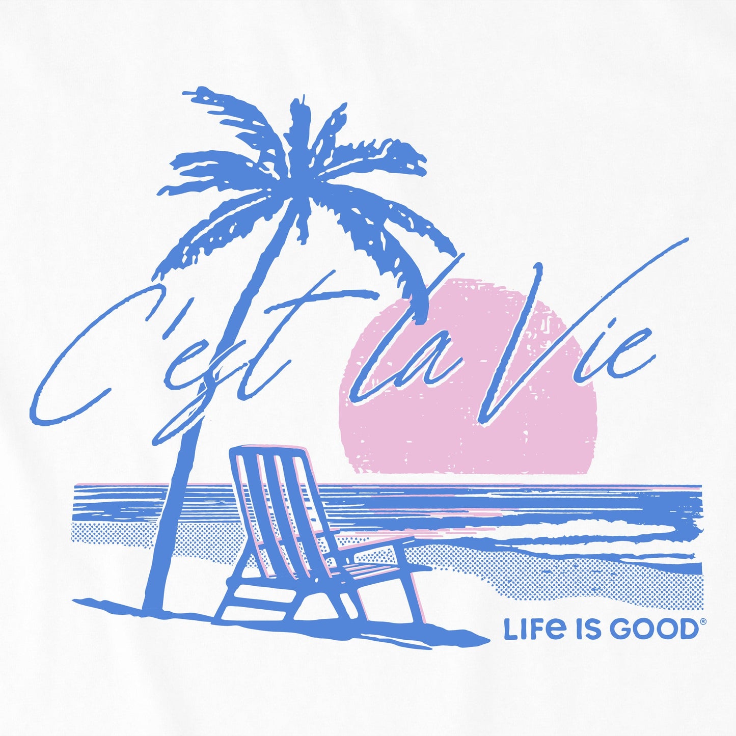 Women's C'est La Vie Short Sleeve Crusher Boxy Tee