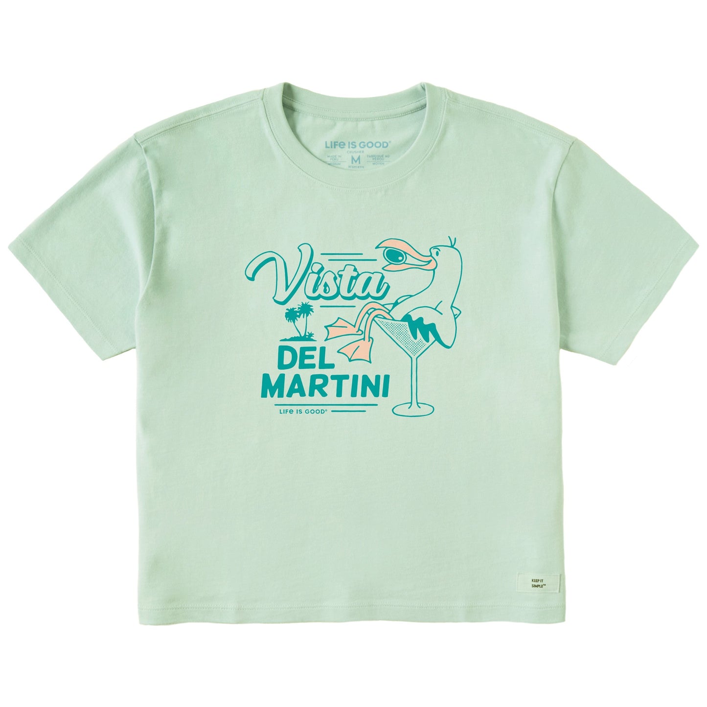 Women's Vista Del Martini Short Sleeve Crusher Boxy Tee