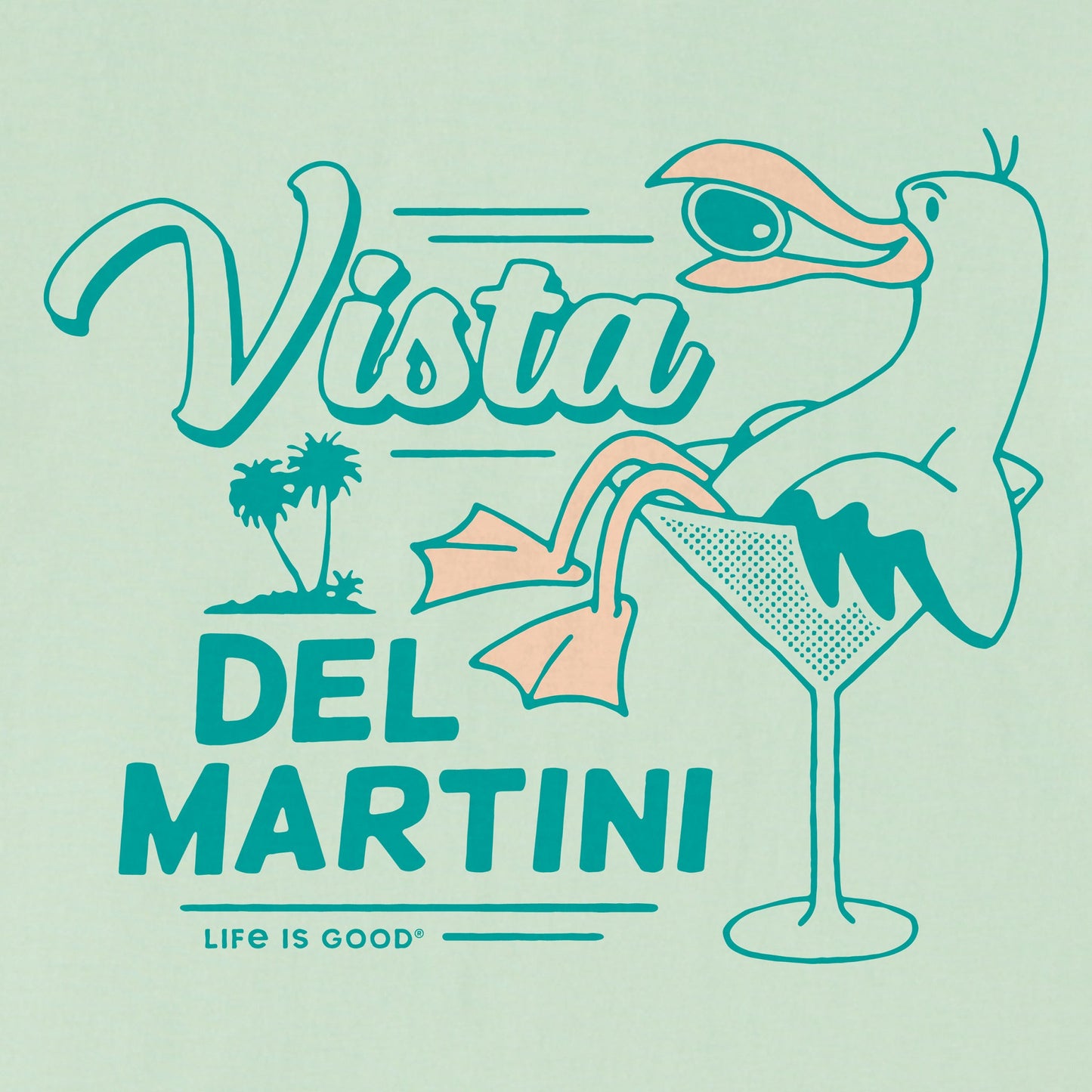 Women's Vista Del Martini Short Sleeve Crusher Boxy Tee