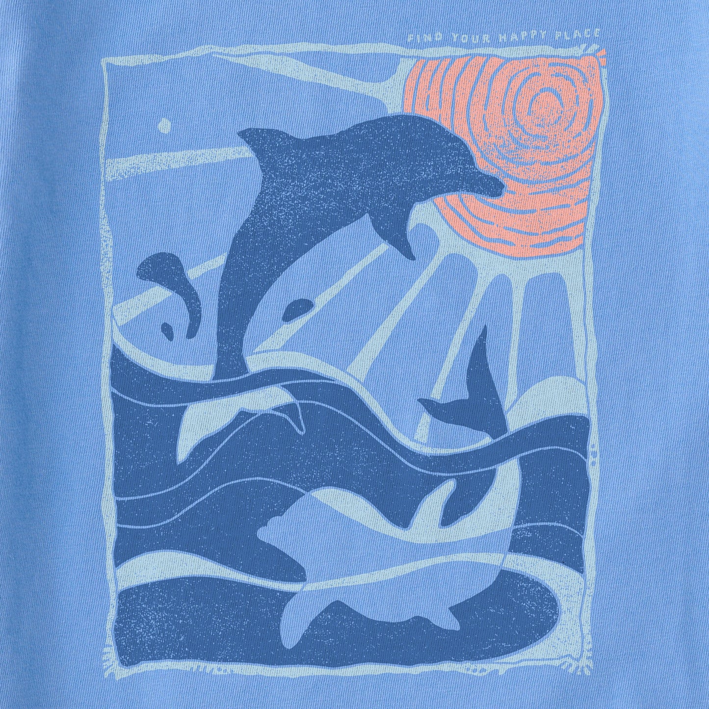 Women's Dolphin Frolic Short Sleeve Crusher Tee