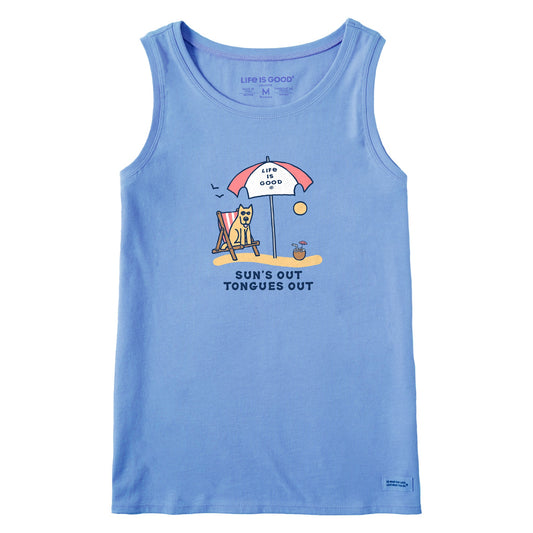 Women's Sun's Out Tongues Out Crusher Tank