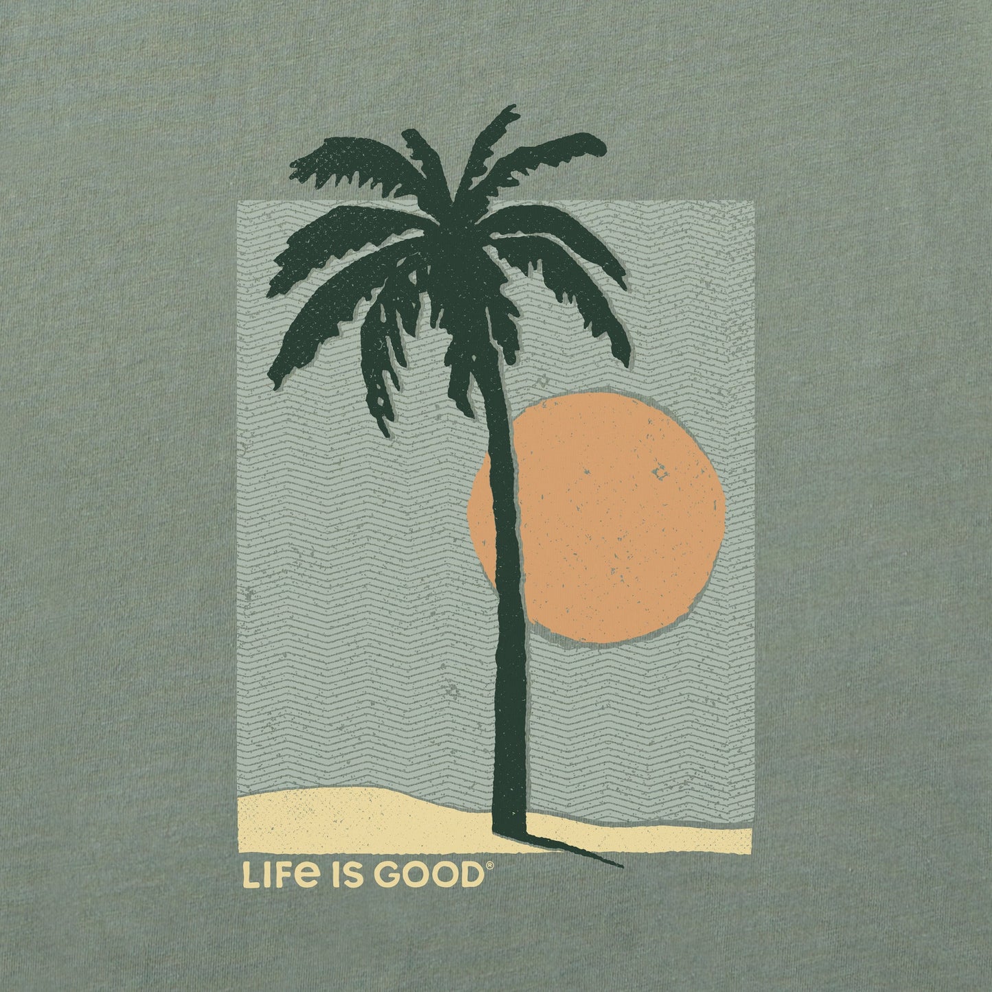 Men's Palm Tree Beach Short Sleeve Tee