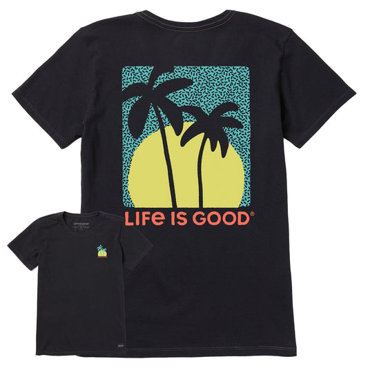 Women's Two Palm Sunset Short Sleeve Tee