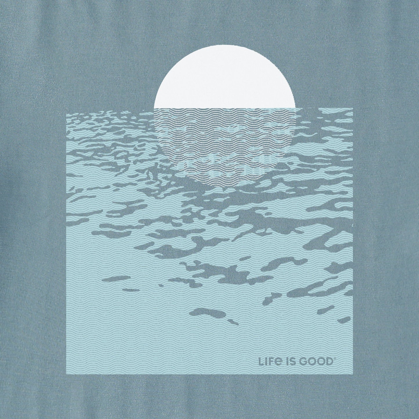 Women's Sunrise Over Waves Short Sleeve Crusher Tee