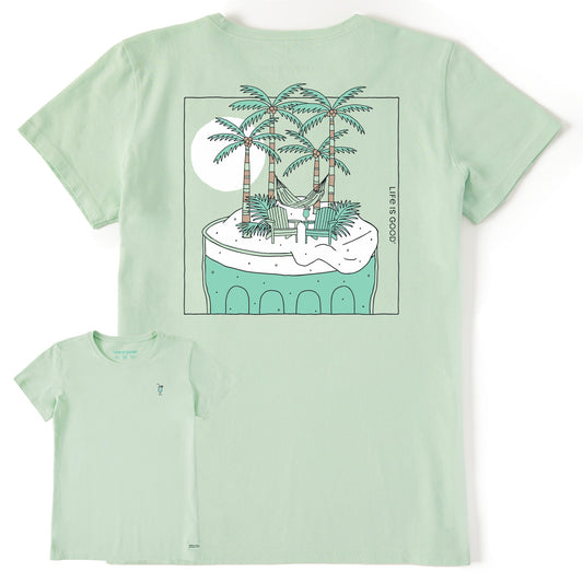 Women's Cocktail Beach Short Sleeve Crusher Tee