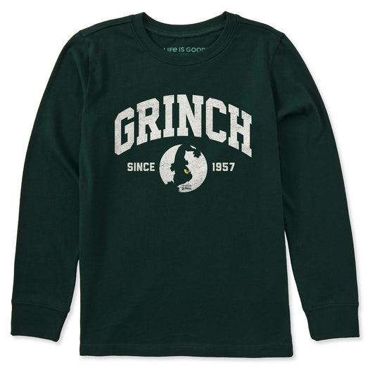 Kids Grinch Arch Long Sleeve Crusher Tee