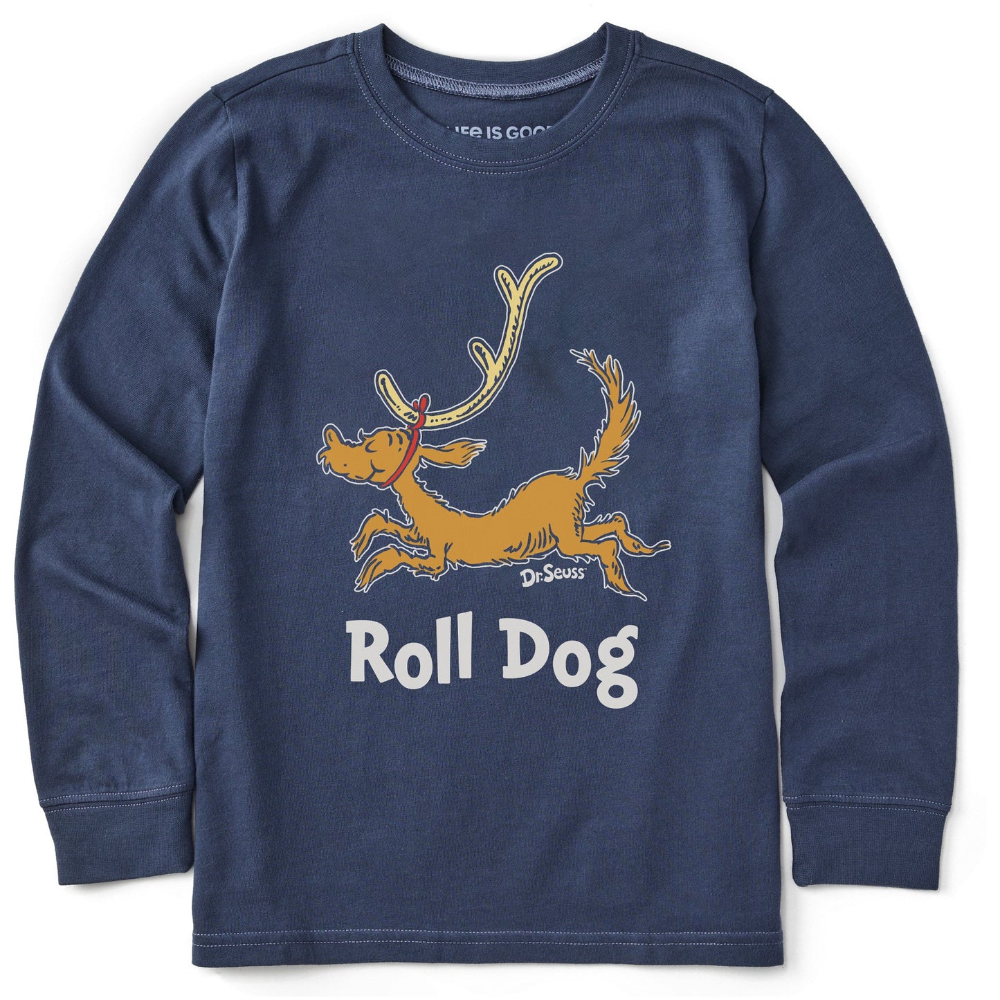 Kids Roll Dog Max Long Sleeve Crusher Tee