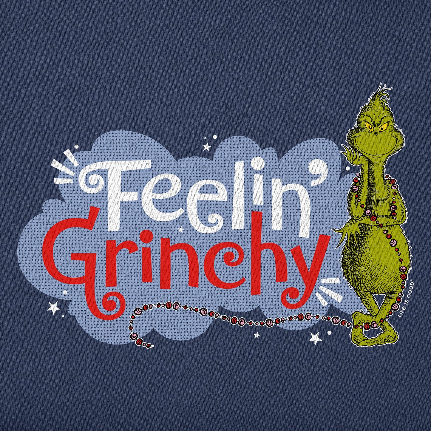 Kids Feelin' Grinchy Long Sleeve Crusher Tee