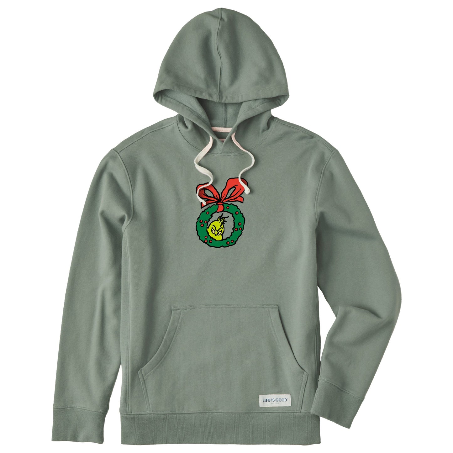 Men's Grinch Sneak Peek Simply True Fleece Hoodie