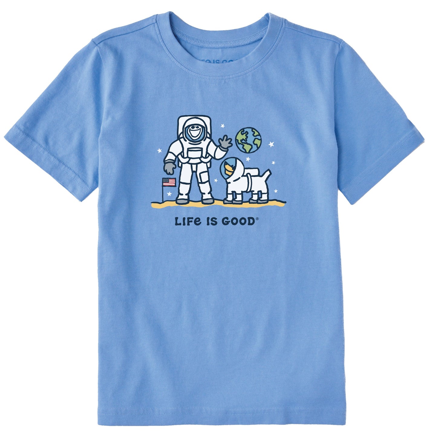 Kids Moon Landing Jake Short Sleeve Crusher Tee