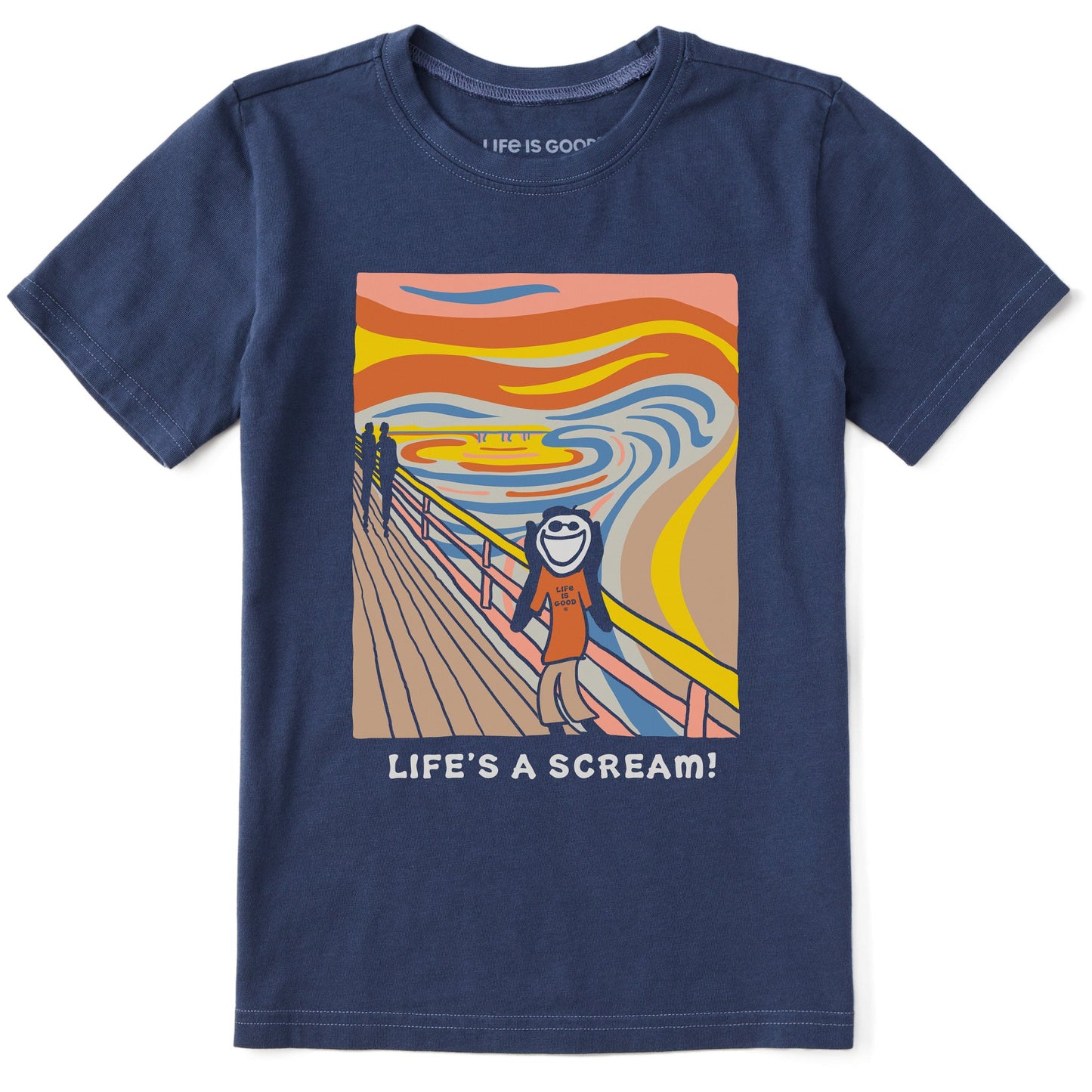 Kids Jake Scream Short Sleeve Crusher Tee