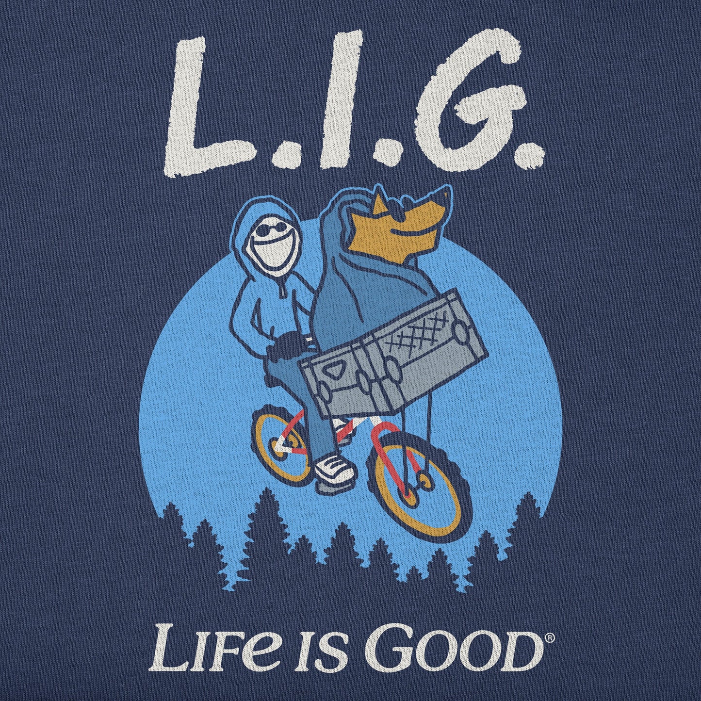 Men's Jake Rocket Flying Bike Short Sleeve Tee