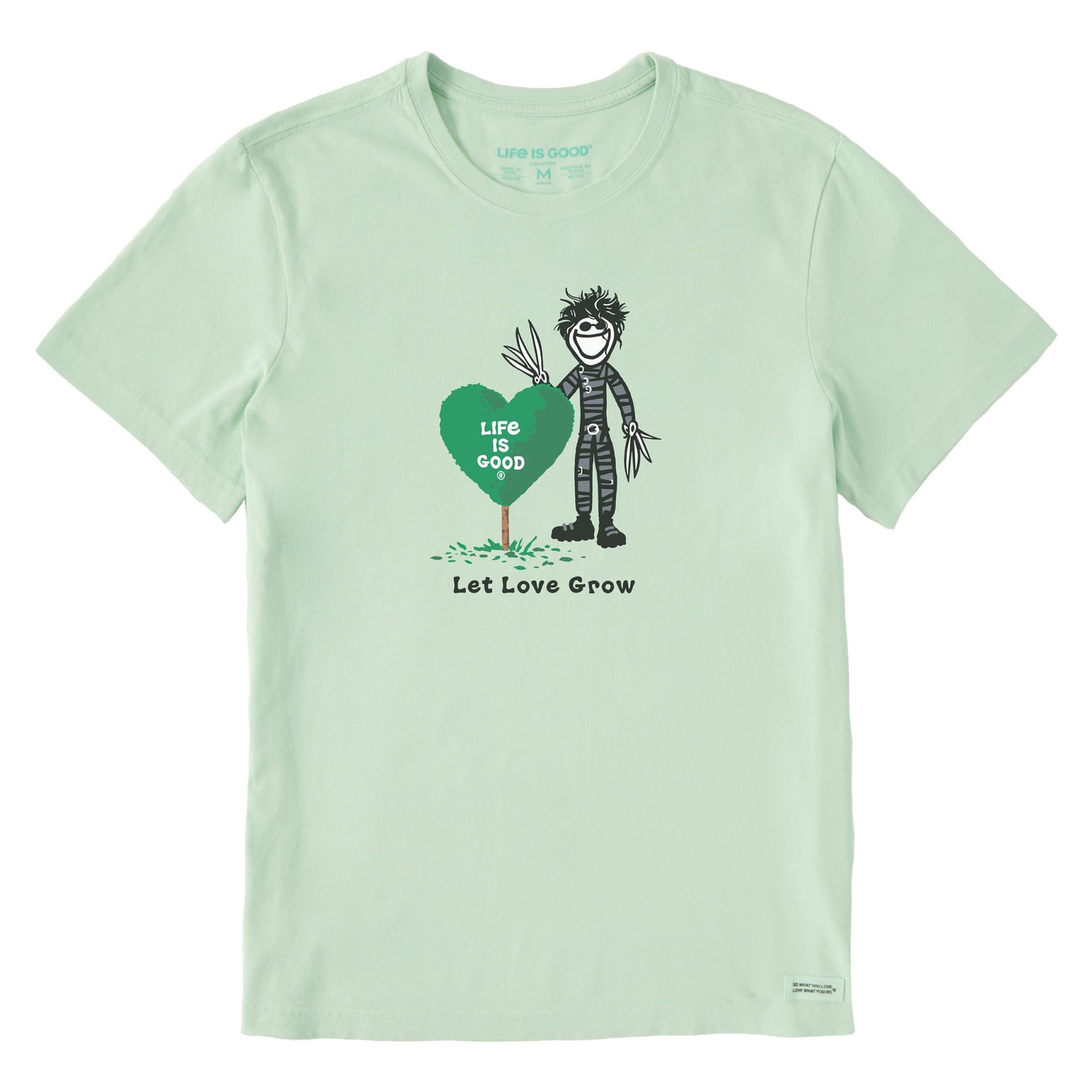 Men's Let Love Grow Scissor Jake Short Sleeve Crusher Tee