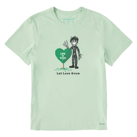 Men's Let Love Grow Scissor Jake Short Sleeve Crusher Tee