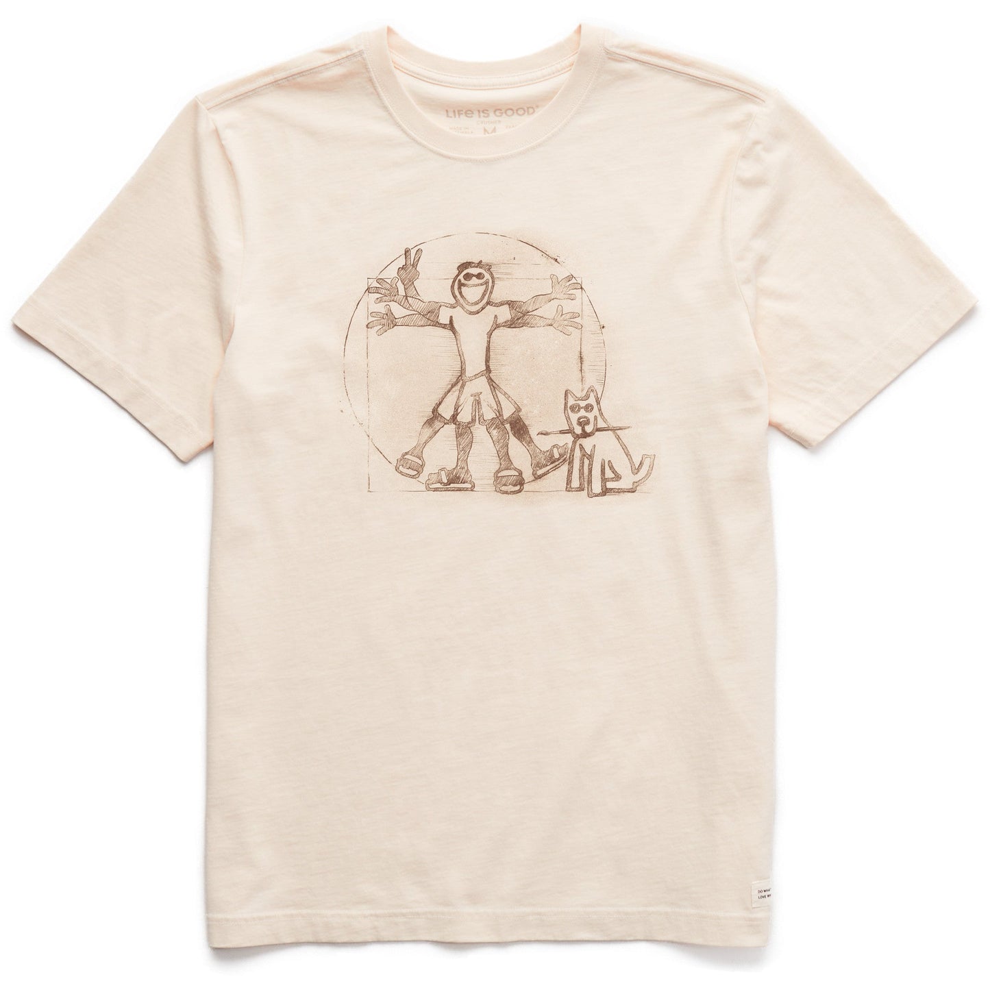 Men's Vitruvian Jake Short Sleeve Crusher Tee