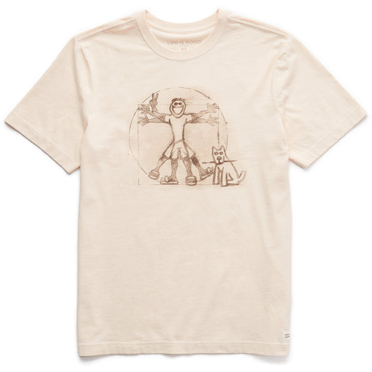 Men's Vitruvian Jake Short Sleeve Crusher Tee