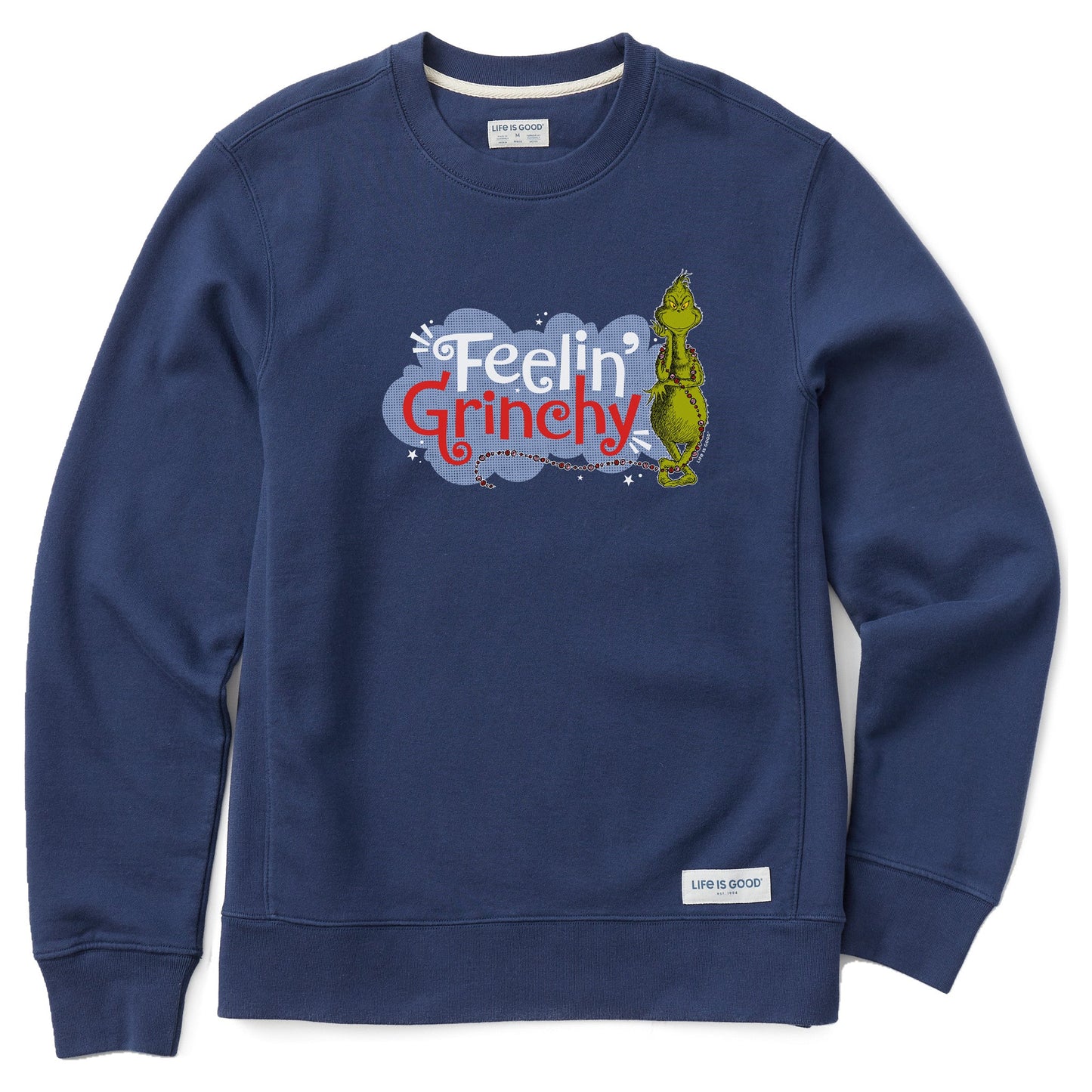 Men's Feelin' Grinchy Simply True Fleece Crew
