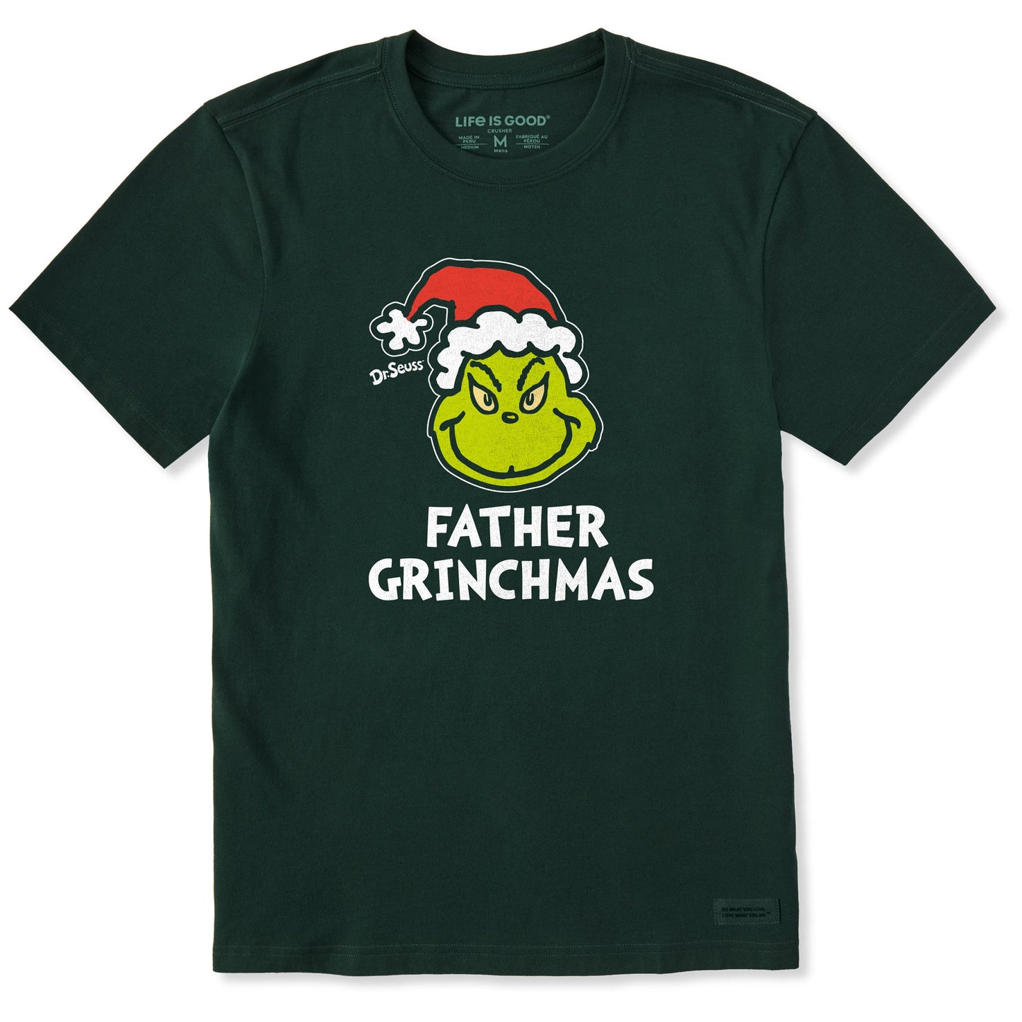 Men's Father Grinchmas Short Sleeve Crusher Tee