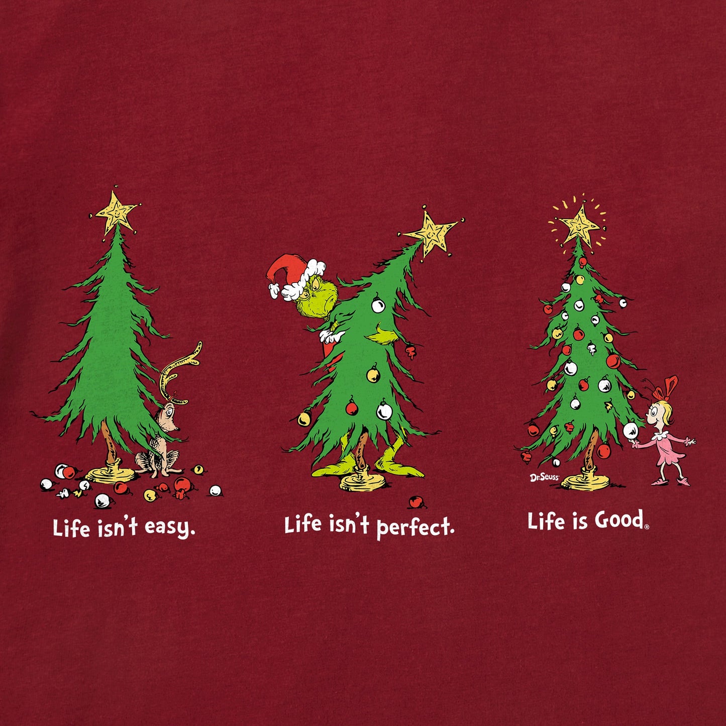 Men's Life Isn't Easy Grinch Short Sleeve Crusher Tee
