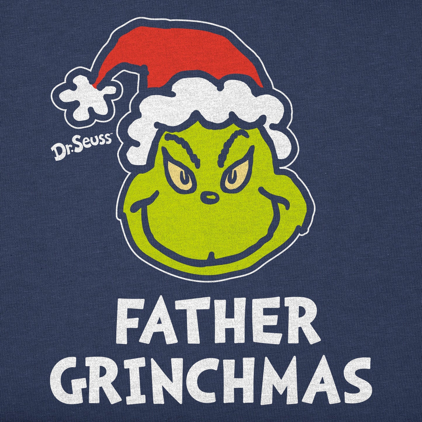 Men's Father Grinchmas Long Sleeve Crusher Tee