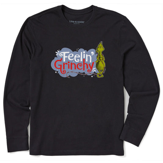 Men's Feelin' Grinchy Long Sleeve Crusher Tee