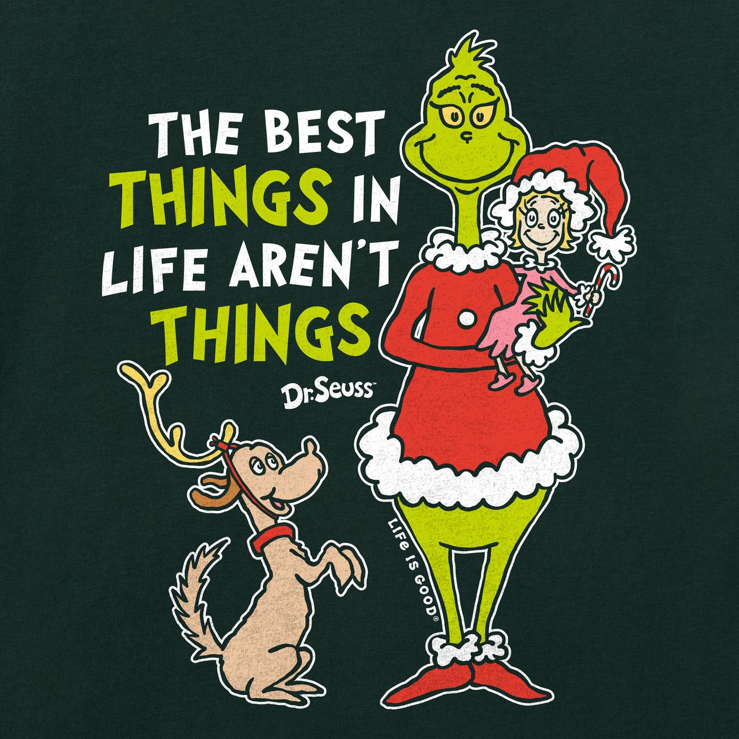 Men's The Best Things Grinch Long Sleeve Crusher Tee