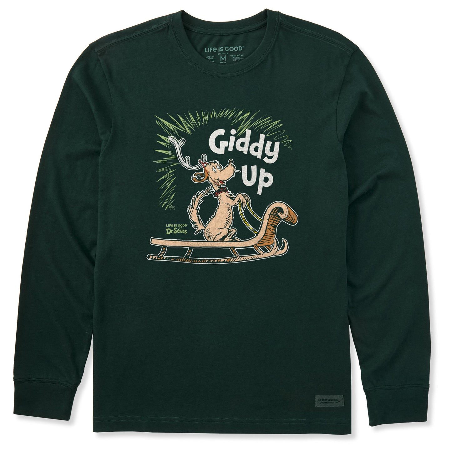 Men's Giddy Up Max Long Sleeve Crusher Tee