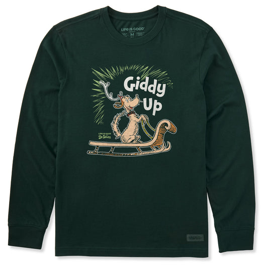 Men's Giddy Up Max Long Sleeve Crusher Tee