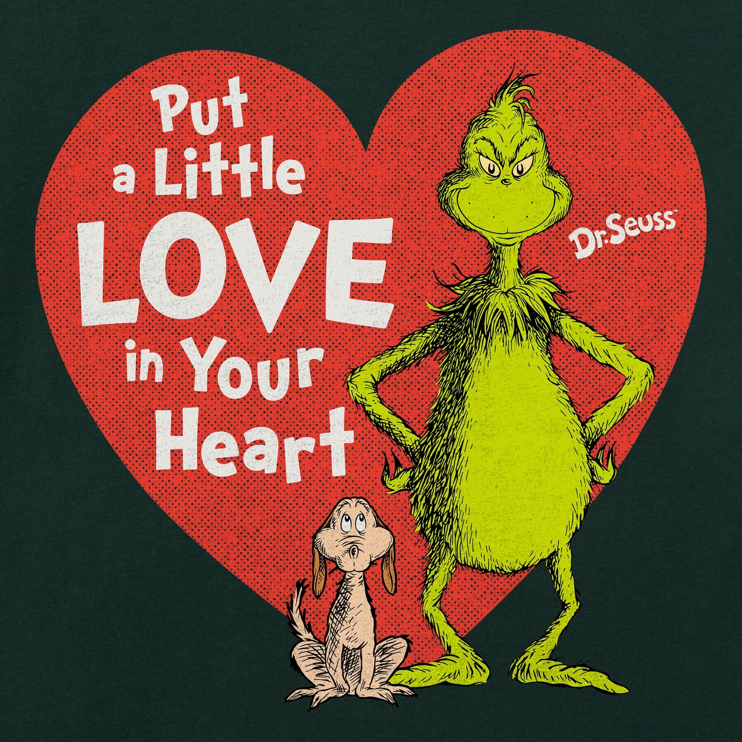 Men's Put a Little Love Grinch Long Sleeve Crusher Tee