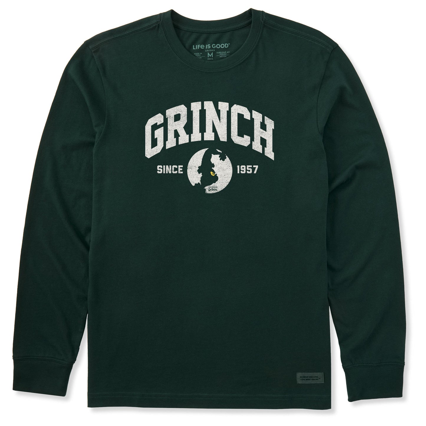 Men's Grinch Arch Long Sleeve Crusher Tee